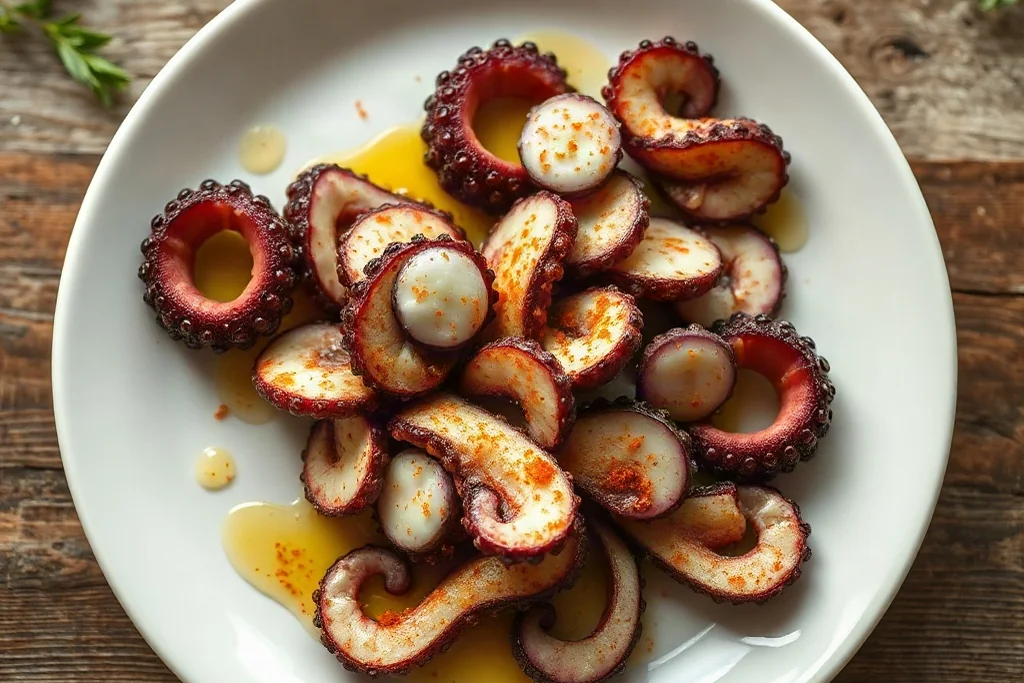 Pulpo a la gallega en casa