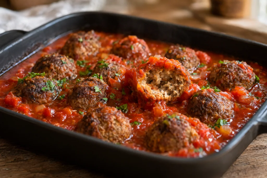 Albóndigas en salsa de tomate