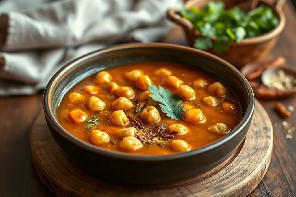 Curry de garbanzos al estilo indio