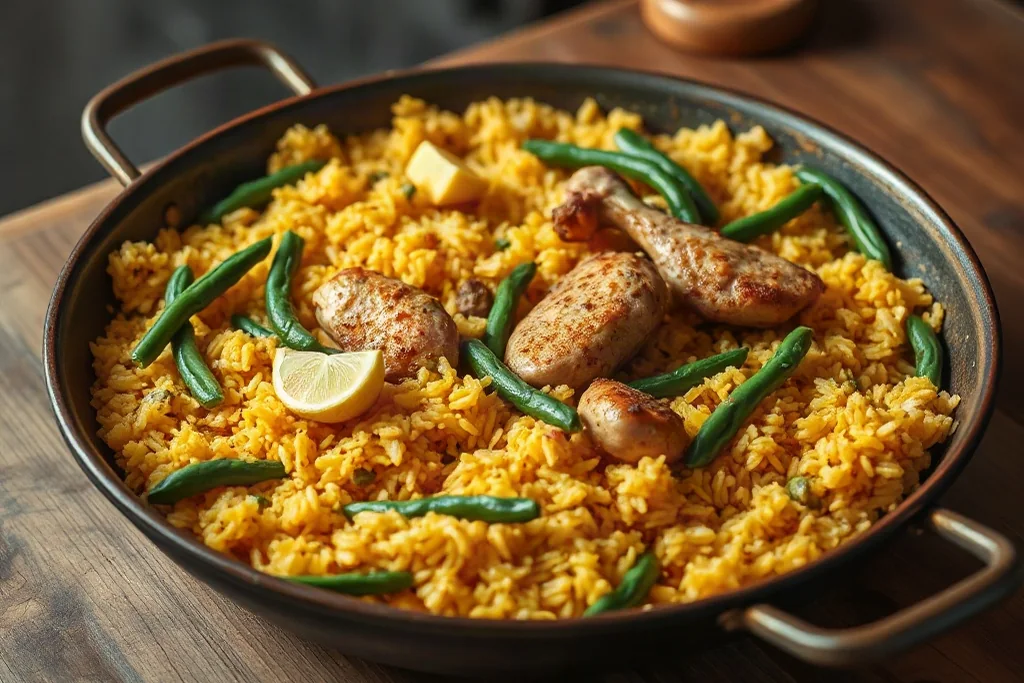 Paella valenciana: las bases del arroz