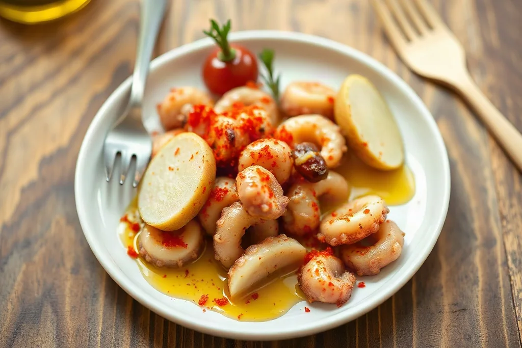 Pulpo a la gallega en casa