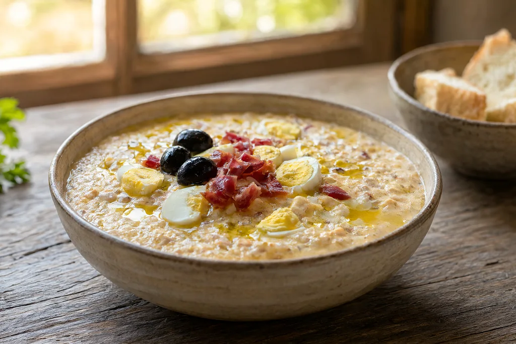 Salmorejo cordobés con el punto justo
