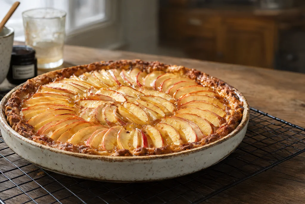 Tarta de manzana casera